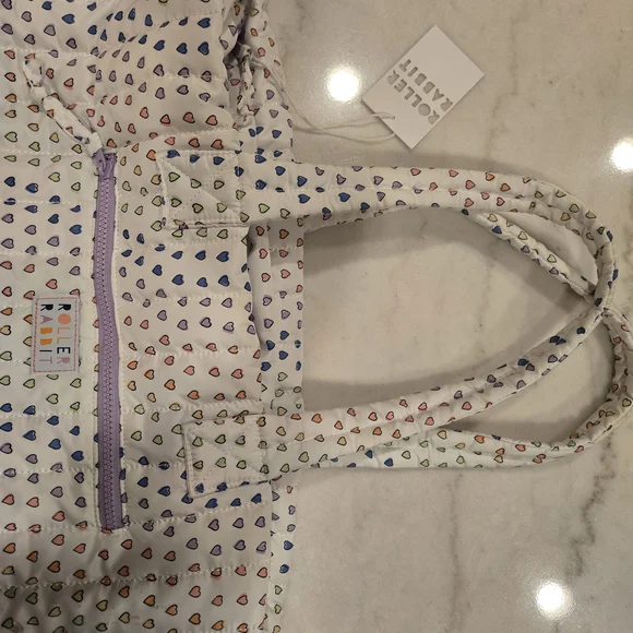 Roller Rabbit Colorful Heart Pattern Tote - Picture 2 of 5